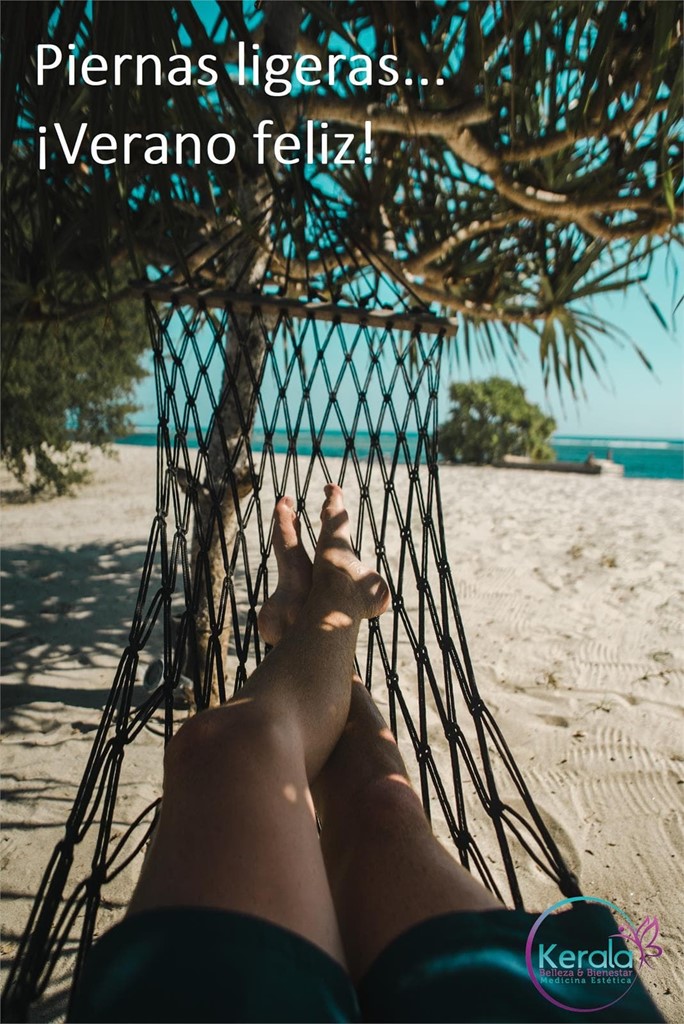 ¿Notas las piernas cansadas? Ya sabes... ¡piernas ligeras, verano feliz!