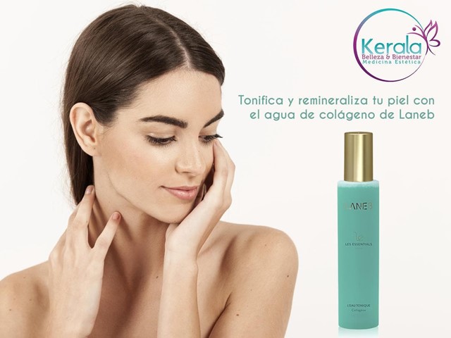 Tonifica y remineraliza tu piel con el agua de colágeno de Laneb